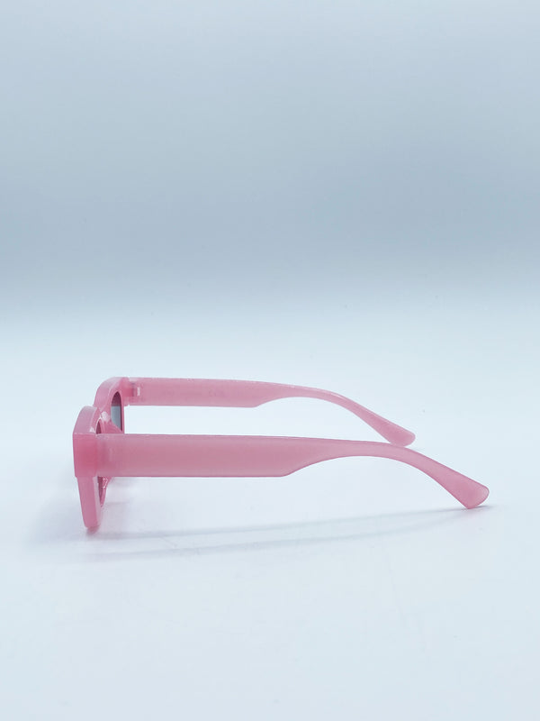 Svnx Chunky Square Frame Sunglasses In Pink