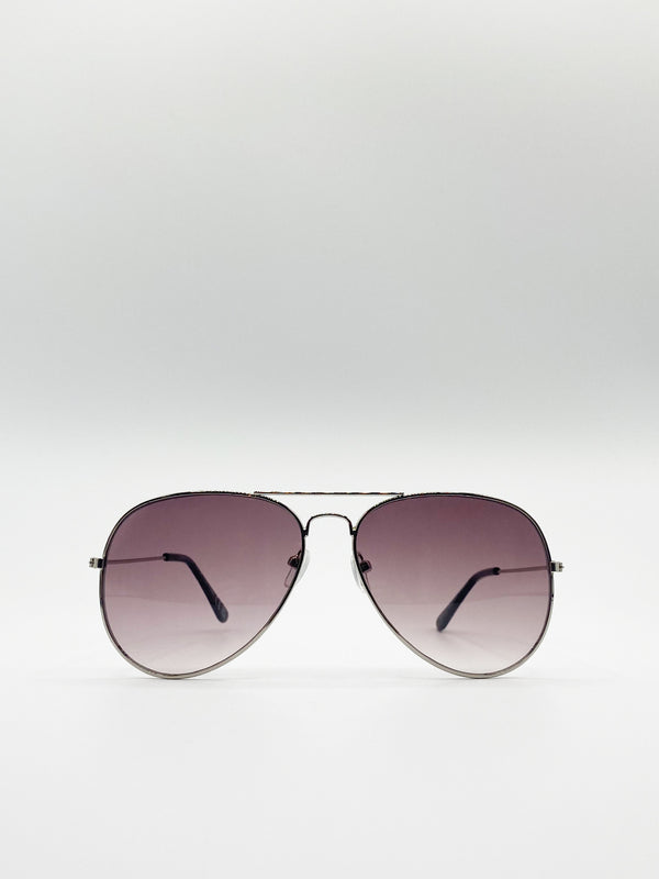 svnx Classic Aviator Metal Frame Sunglasses