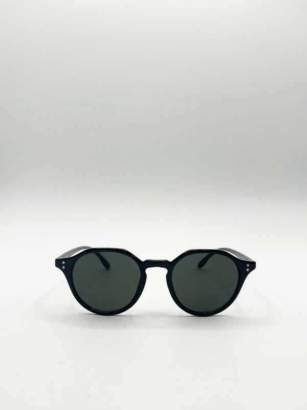 svnx Classic Preppy Plastic Frame Sunglasses