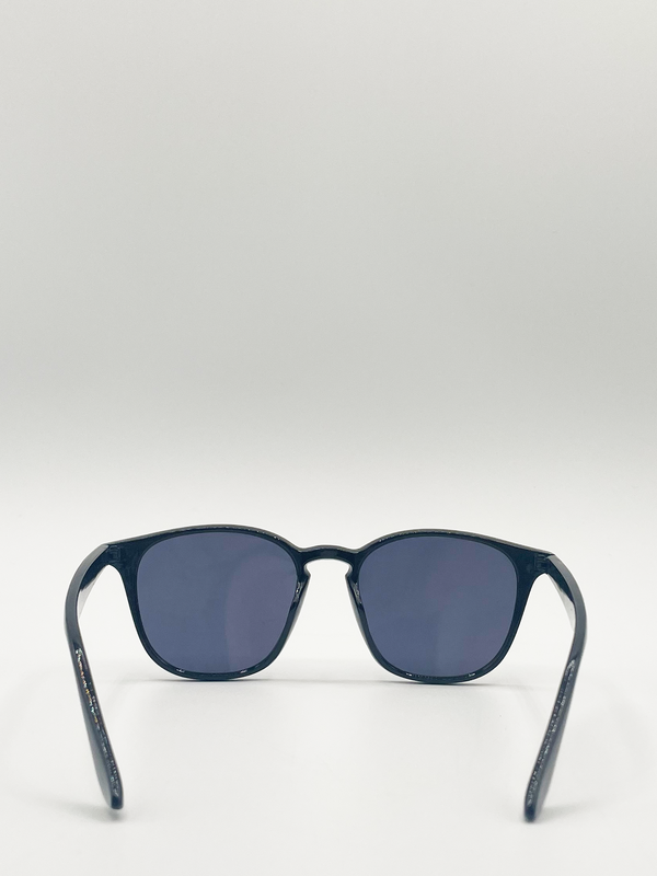 Svnx Classic Rounded Wayfarer Style Sunglasses