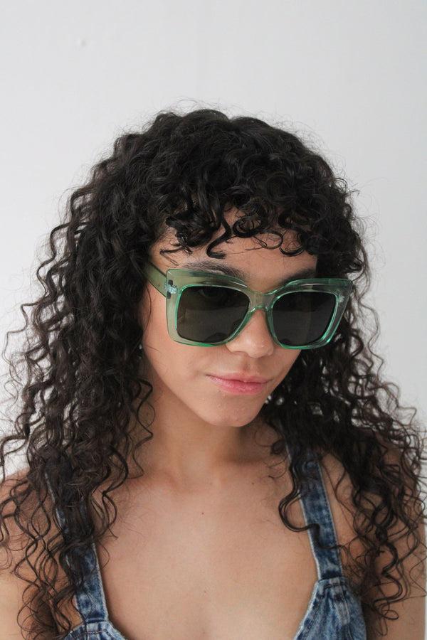 Svnx Clear Plastic Frame Cat Eye Style Sunglasses
