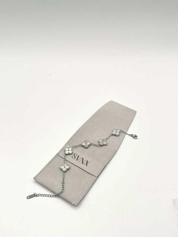 Svnx Clover Bracelet In Silver