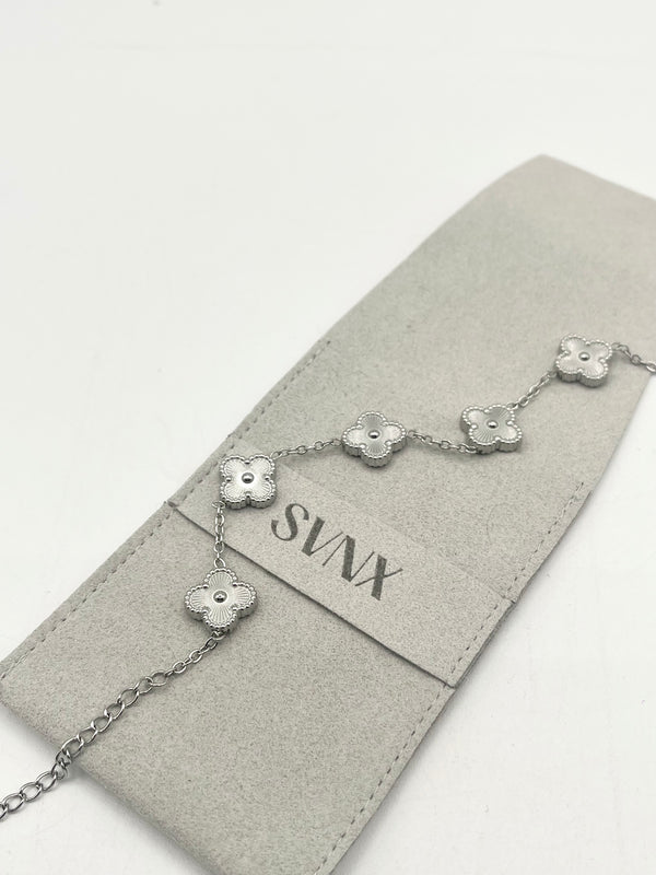 Svnx Clover Bracelet In Silver