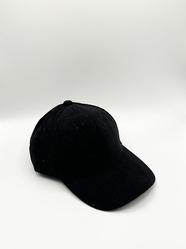 Svnx Corduroy Cap In Black