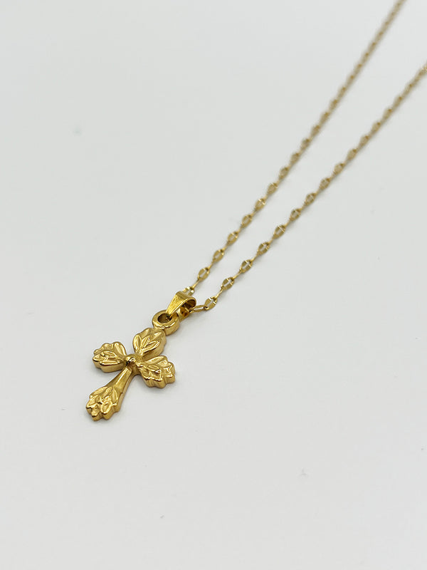 Svnx Cross Pendant Necklace With Gift Box