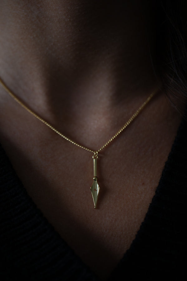 Svnx Dagger Pendant With Chain Necklace