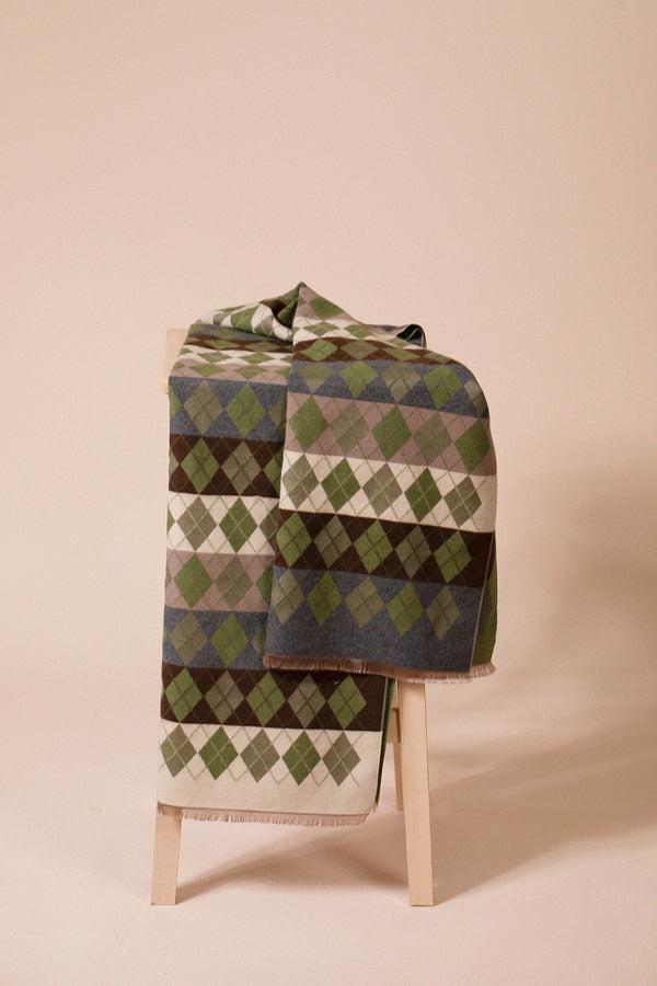 Svnx Diamond Checked Scarf