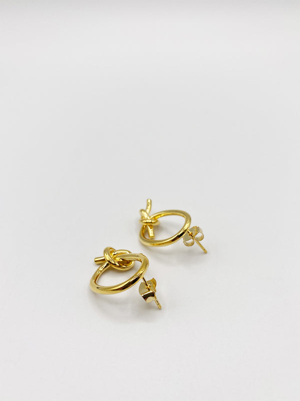 Svnx Earrings With Knot Detail