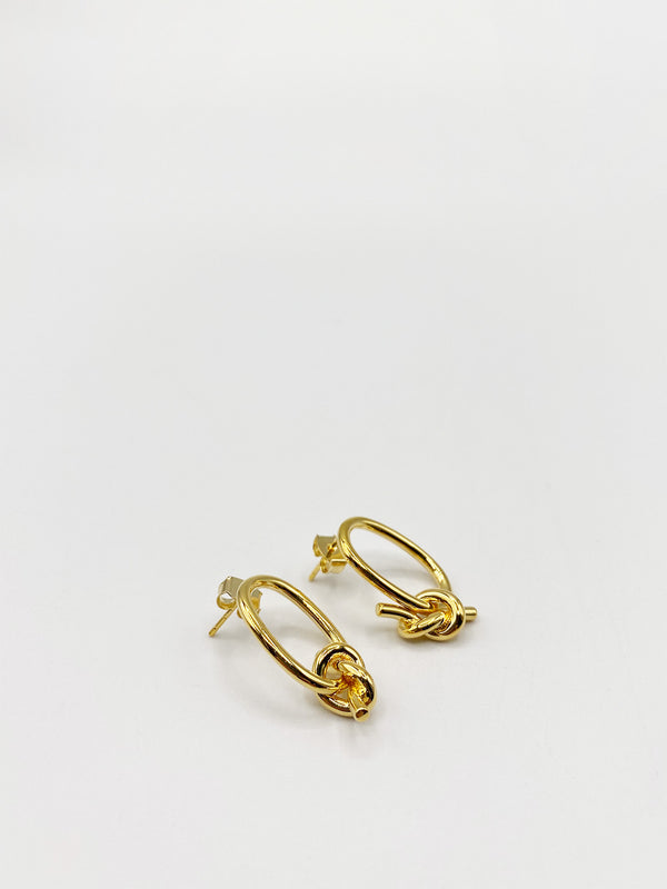 svnx Earrings With Knot Detail