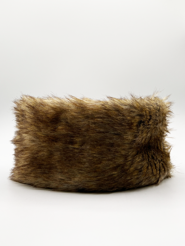 Svnx Faux Fur Headband In Brown