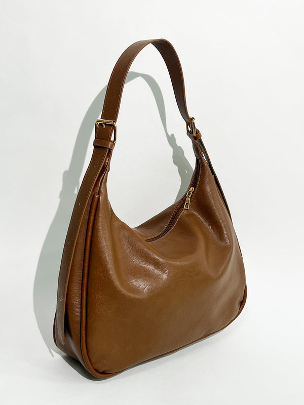 Svnx Faux Leather Hobo Bag