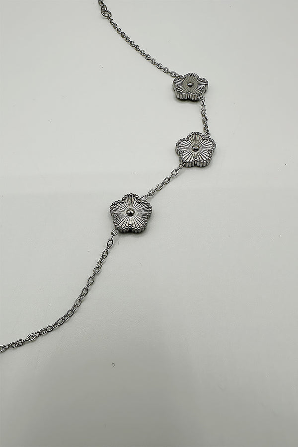 Svnx Floral Bracelet In Silver