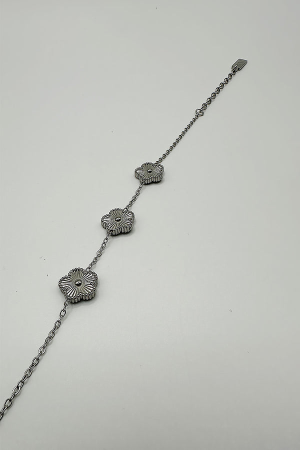 Svnx Floral Bracelet In Silver