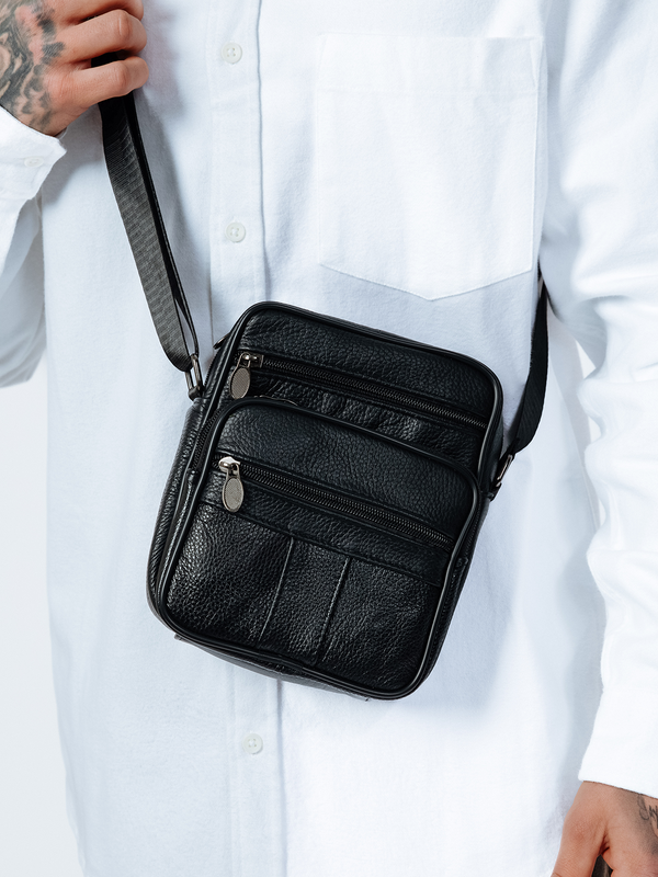 Svnx Genuine Leather Crossbody Messenger