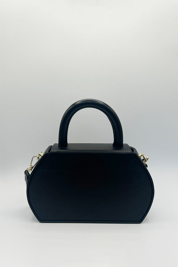Svnx Hard Grab Bag In Black With Gold Hardware