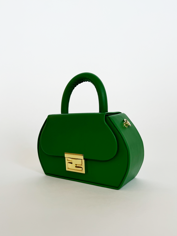 Svnx Hard Grab Bag In Green With Gold Hardware