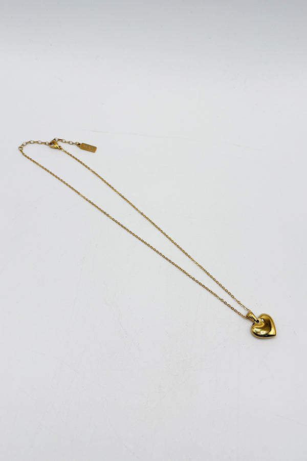 Svnx Heart Pendant Necklace In Gold - Gift Boxed