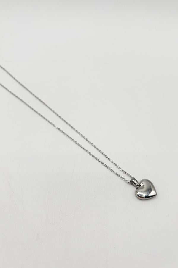 Svnx Heart Pendant Necklace In Silver - Gift Boxed