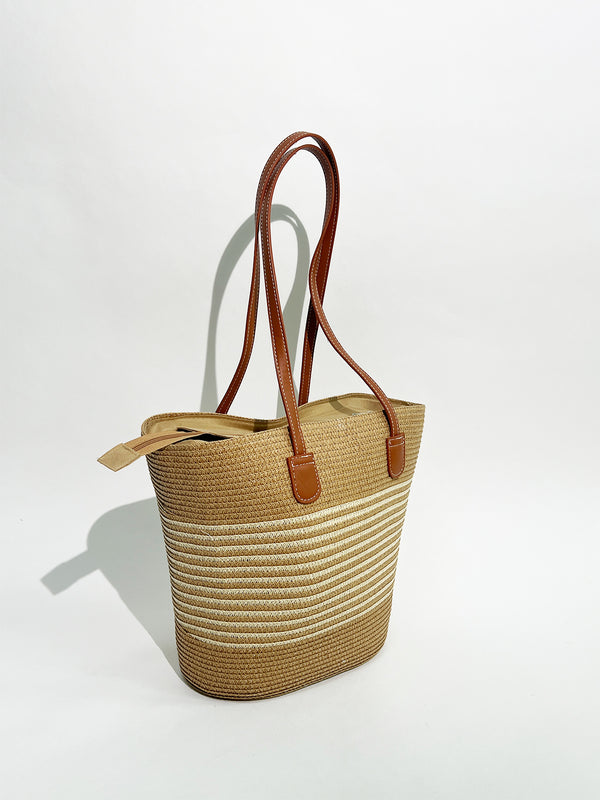 Svnx Large Two Tone Beach Tote Bag