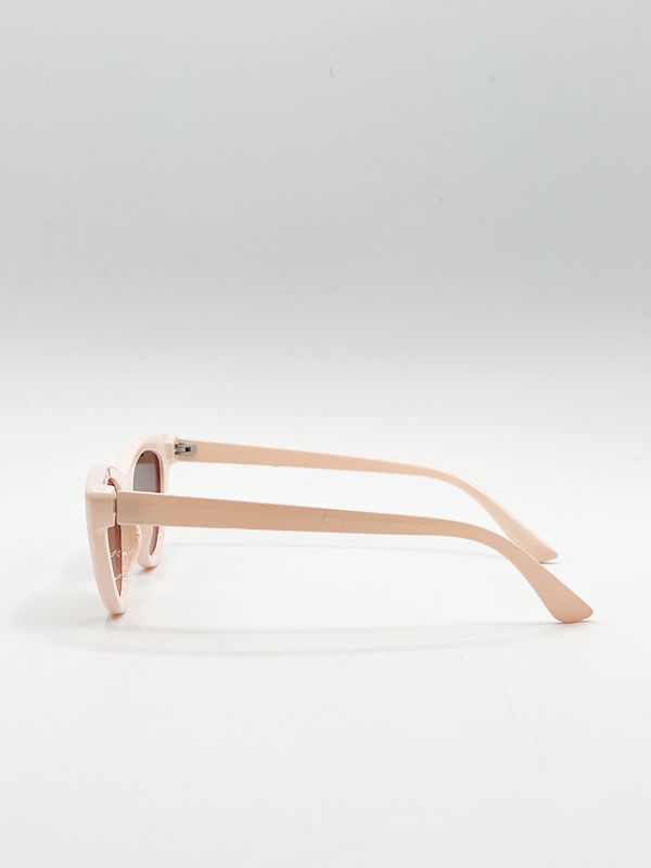Svnx Light Pink Cateye Sunglasses