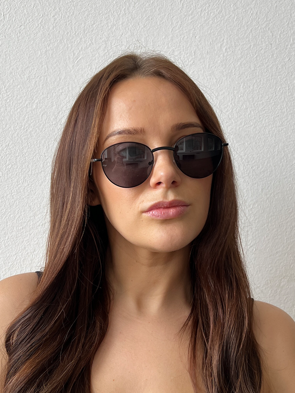 Svnx Metal Frame Round Sunglasses