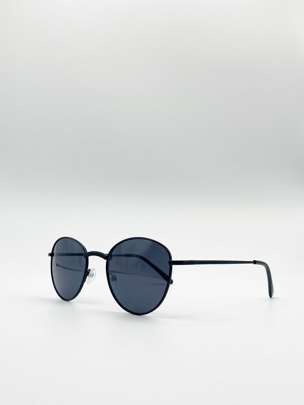 Svnx Metal Frame Round Sunglasses