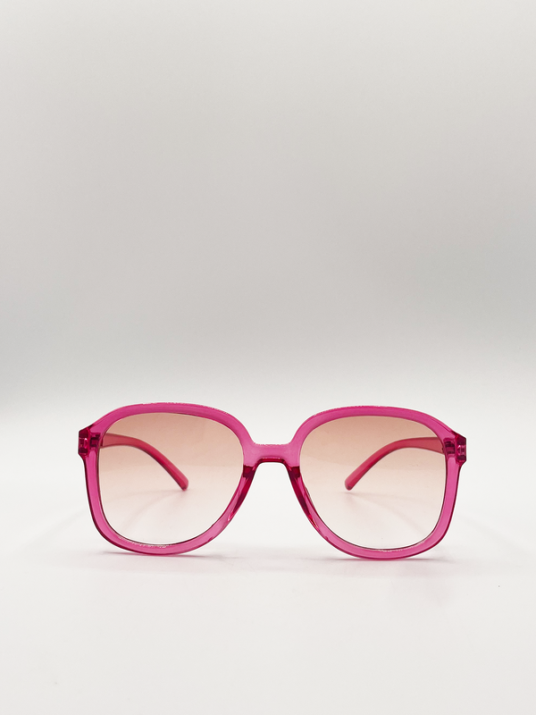Svnx Ombre Lense Oversized Sunglasses