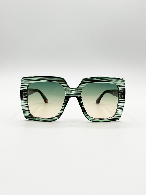 Svnx Oversized Square Frame In Multi Print