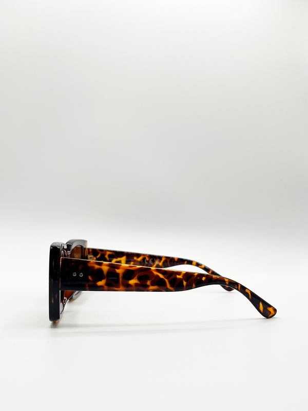 Svnx Oversized Square Frame In Tortoiseshell