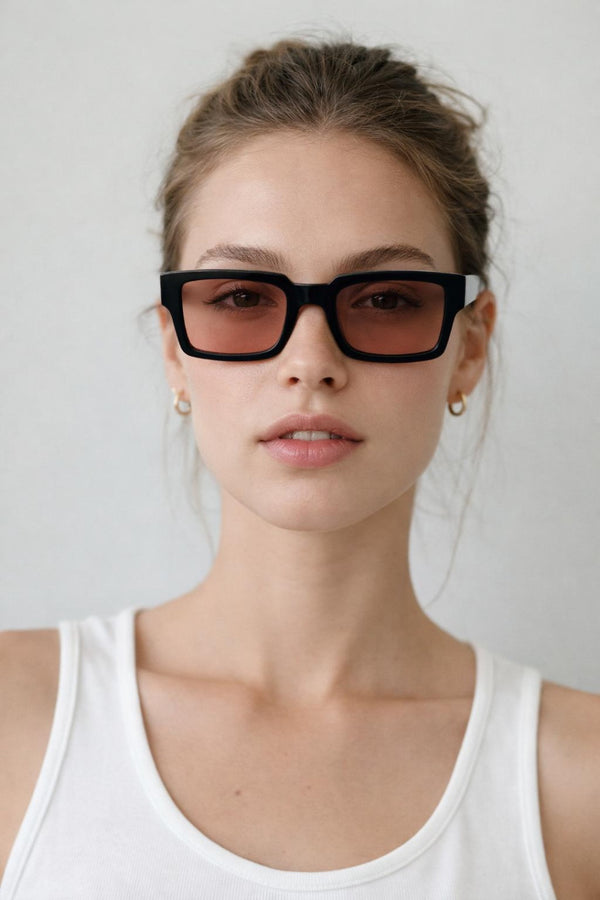 svnx Oversized Square Sunglasses In Black