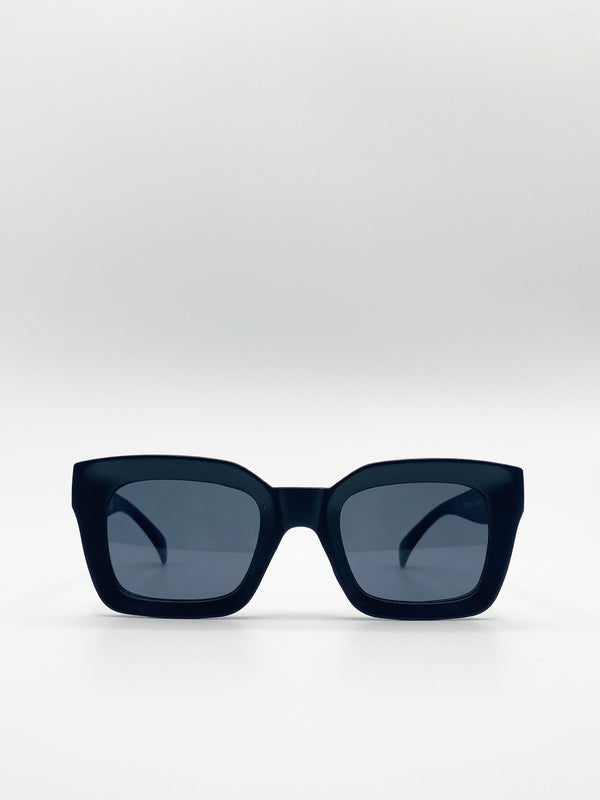 svnx Plastic Oversized Frame Square Sunglasses