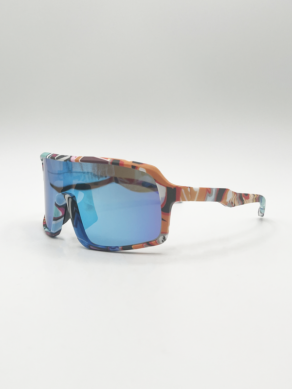 Svnx Polarised Cycling Glasses In Multi