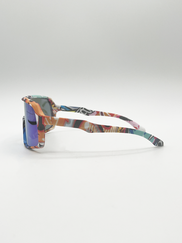Svnx Polarised Cycling Glasses In Multi