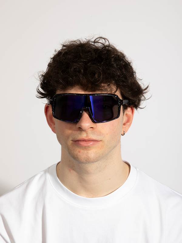 Svnx Polarised Sunglasses In Black Speckle