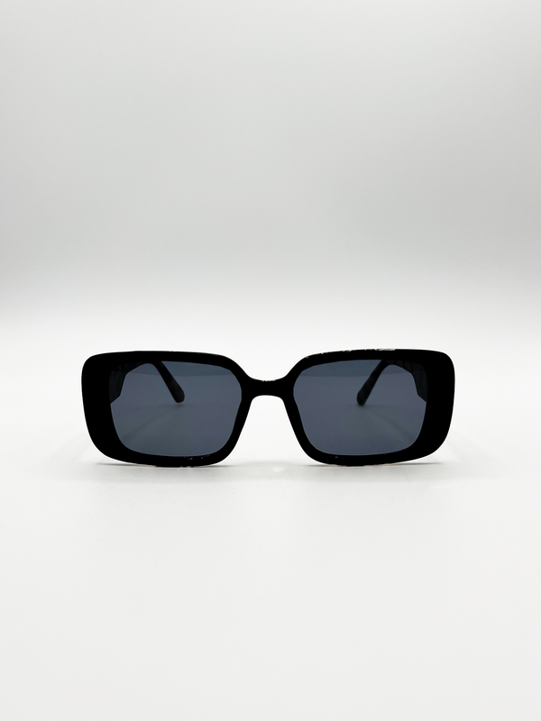 Svnx Rectangle Sunglasses In Black