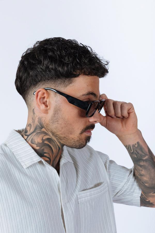 svnx Rectangle Sunglasses in Black