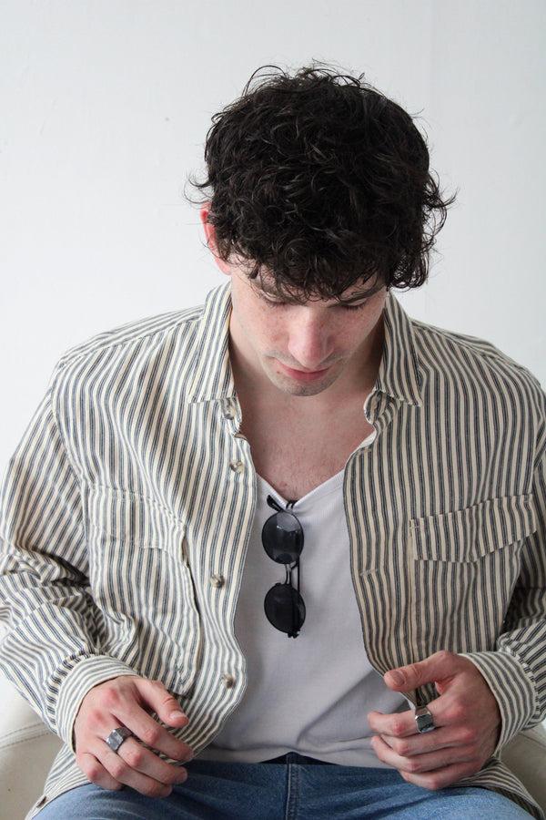 Svnx Retro Round Sunglasses In Black