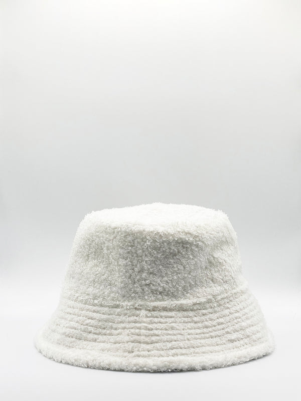 Svnx Reversible PU Bucket Hat With Borg Trims
