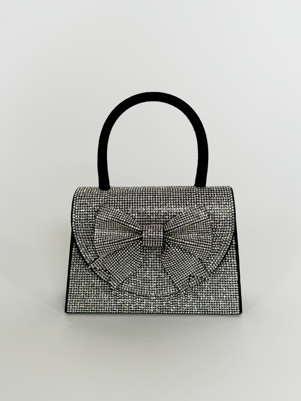 Svnx Rhinestone Grab Bag With Bow Detail