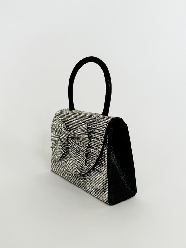 Svnx Rhinestone Grab Bag With Bow Detail