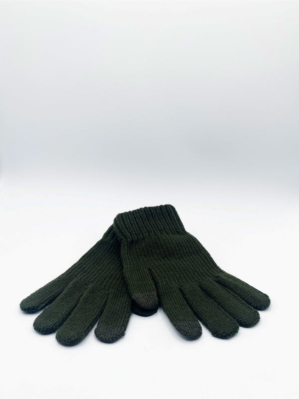 Svnx Ribbed Knitted Gloves