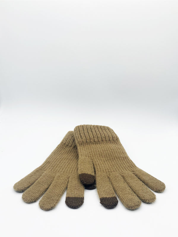 Svnx Ribbed Knitted Gloves