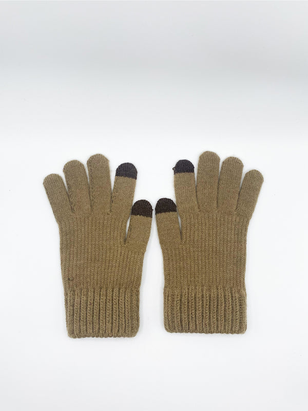 svnx Ribbed Knitted Gloves