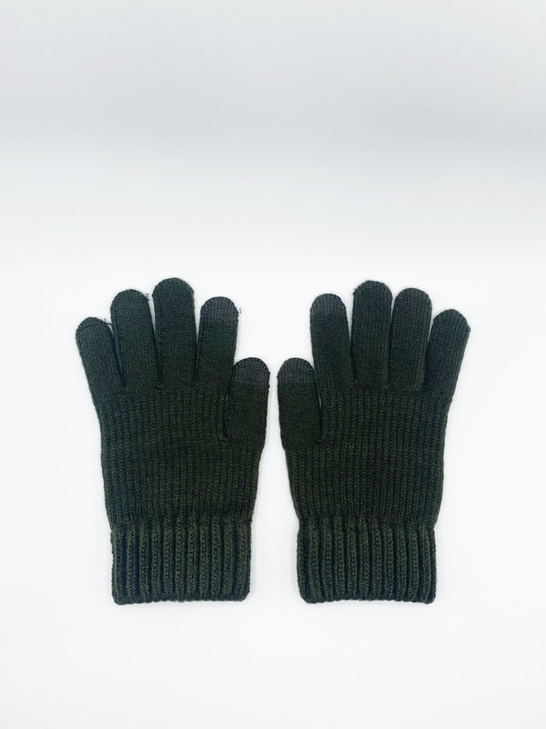 svnx Ribbed Knitted Gloves