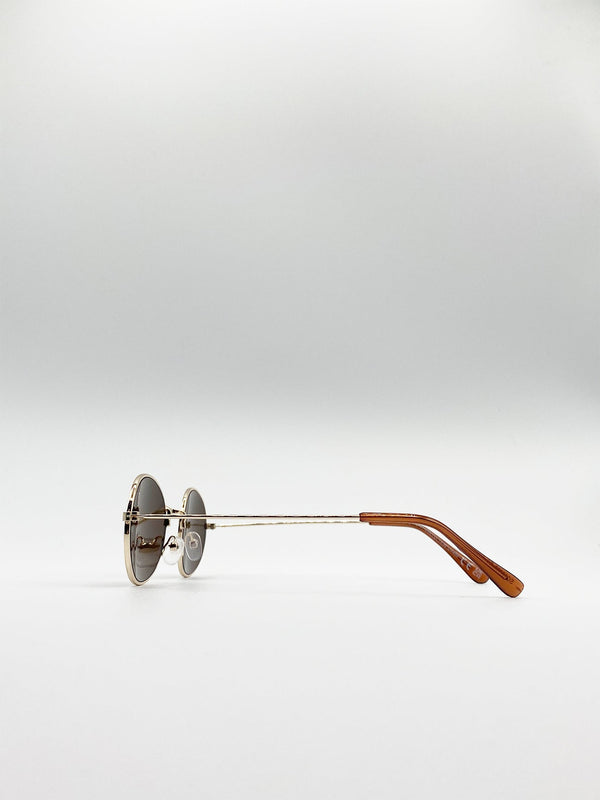 Svnx Round Metal Frame Sunglasses