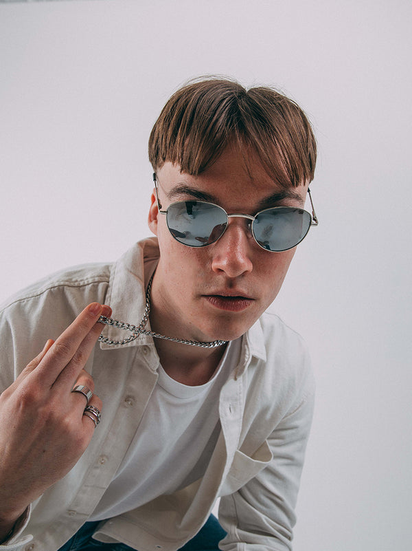 Svnx Round Metal Frame Sunglasses