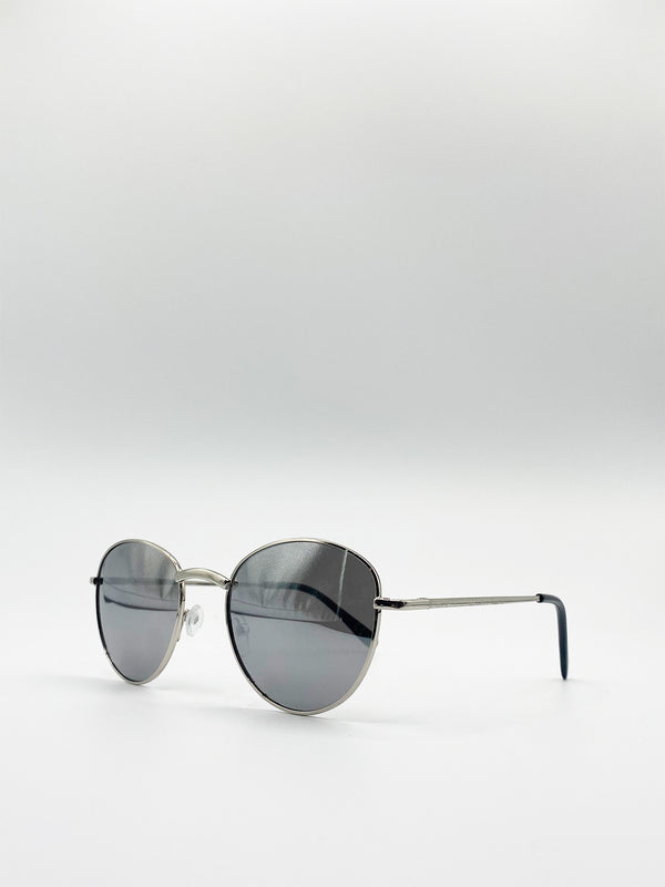 Svnx Round Metal Frame Sunglasses