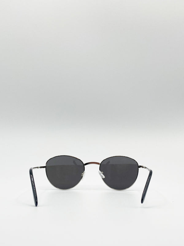 Svnx Round Metal Frame Sunglasses