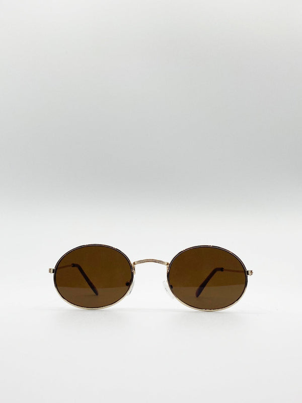 svnx Round Metal Frame Sunglasses