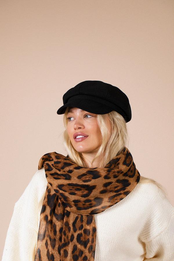 Svnx Scarf In Brown Leopard